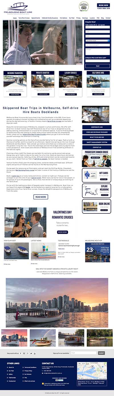 custom word press website designing service in melbourne